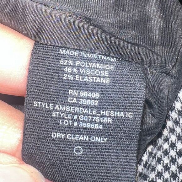 Theory Houndstooth Peplum Top Size XS EUC business career event meeting - Picture 5 of 7